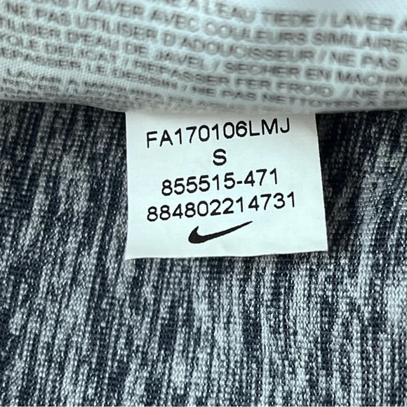 Nike Running Women's Dri-Fit Element 1/4 Zip Heathered Blue Hoodie Size S - Picture 15 of 16